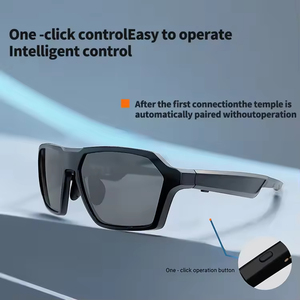 Auriculares Inalámbricos Inteligentes con Función de Traducción de Voz QY-Pro5, Gafas Inteligentes Inalámbricas para Ciclismo - Product Image 6