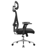 Chaise de bureau de direction de haute technologie 100 mm avec vérin à gaz - Cadre en acier réglable en hauteur ergonomique