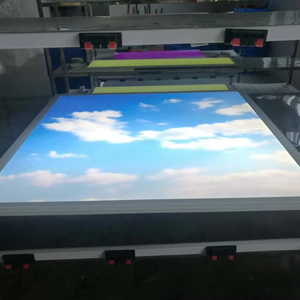 Hiệu ứng thực tế dễ dàng cài đặt màu xanh mô phỏng thương mại trang trí nội thất nhân tạo Skylight đám mây trần đèn LED - Product Image 3