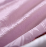 Tissu satiné jacquard Dobby en gros, 100 % coton biologique, respectueux de l'environnement, certifié OEKO-TEX, teint, respirant, tissé, 300 fils, personnalisé