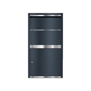 Cassetta Postale Sicura per Esterni in Acciaio Zincato, Autoportante, Impermeabile, Antifurto, con Serratura <span class=keywords><strong>a</strong></span> Chiave, Spaziosa, per Uso Quotidiano - Product Image 1