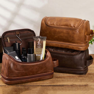 अनुकूलित वाटरप्रूफ ग्रूममेन उपहार विंटेज यात्रा कॉस्मेटिक बैग पुरुषों के लिए हुक डोप किट के साथ पुरुषों के लिए हुक डोप किट के साथ - Product Image 6