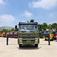 Grue montée sur camion certifiée CE, personnalisable, 8 tonnes, 10 tonnes, pour l'aménagement paysager urbain, le retransplantage d'arbres et la construction en bordure de route