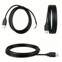 Cable Convertidor USB RS485 de 10m/2m, Cobre Puro, Automatización Industrial, Adquisición de Datos, PLC, Sensores y Sistemas de Control de Cámaras