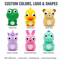 Jouet LED Lumineux à Presser en Forme de Canard ou de Grenouille avec Yeux Saillants, Amusant et Mignon, en PVC Souple, Jouet Anti-Stress pour Bureau, Maison, Décoration de Table, Cadeau