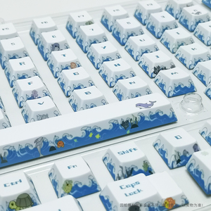 143 <span class=keywords><strong>Key</strong></span> Comic Personality Style <span class=keywords><strong>Key</strong></span> <span class=keywords><strong>Cap</strong></span> Sublimación térmica de cinco lados Cherry Profile PBT <span class=keywords><strong>Key</strong></span> <span class=keywords><strong>Cap</strong></span> Teclado mecánico - Product Image 6