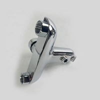 Robinetterie murale moderne pour baignoires, mitigeur monocommande pour bidet et douche, robinet de baignoire en alliage de zinc chromé, robinetterie de bain et de douche