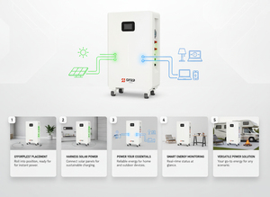 Batería de Litio Híbrida Ginza Solar de 10000 Ciclos, 51.2V 330Ah 16.896kWh, Paquete de Almacenamiento de Energía para el Hogar - Product Image 2