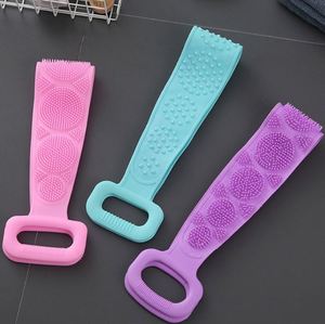 Serviette de bain longue en TPE pour le dos, bande exfoliante pour le dos, élimination des peaux mortes, vente en gros du fabricant - Product Image 4