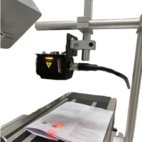 Impresora de Inyección de Tinta TIJ de 12.7mm, Máquina de Codificación por Lotes con Tinta Solvente, Escáner de Códigos de Barras DataMatrix UDI GS1, Código Variable