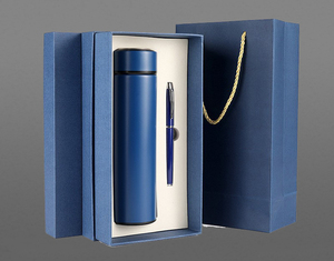 Coffret Cadeau d'Entreprise Personnalisé en Gros : Bouteille Isotherme et Stylo - Product Image 4