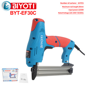 <span class=keywords><strong>Pistola</strong></span> <span class=keywords><strong>de</strong></span> <span class=keywords><strong>Clavos</strong></span> Eléctrica Biyoti BYT-EF30C <span class=keywords><strong>de</strong></span> 2250W, Clavadora <span class=keywords><strong>de</strong></span> 30mm, Grapadora Profesional <span class=keywords><strong>para</strong></span> Trabajos en Madera, Kit <span class=keywords><strong>de</strong></span> Herramientas <span class=keywords><strong>para</strong></span> Muebles <span class=keywords><strong>de</strong></span> Alta Resistencia - Product Image 2