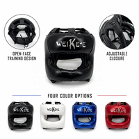Casque de boxe anti-impact, protection faciale, équipement d'entraînement MMA Muay Thai, protège-tête unisexe pour adultes