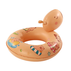 Bouée de natation Kapibala pour enfants, nouveauté, dessin animé, gonflable en PVC, haute flottabilité et valve anti-fuite - Product Image 2