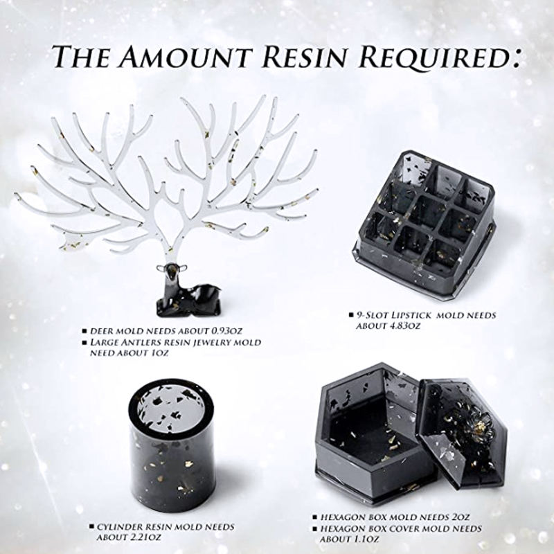 Boîte De Rangement Empilable De Grande Capacité En Silicone, Moule Géométrique En Résine Xy à Facettes, Décor De Bricolage