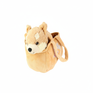 Borsa a Forma di Cucciolo in Peluche Beige da 12 Pollici, Modello NYFY-1211, Regalo Moderno ed Elegante per Compleanno/Matrimonio/Capodanno, Stampa Digitale, Cina - Product Image 2