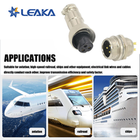 Connecteur d'aviation étanche personnalisé 12mm 16mm à montage sur panneau, prise 5 broches GX12 GX16, 5 bornes mâle/femelle en cuivre pour alimentation