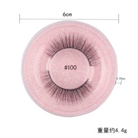 Cils longs et vaporeux faits à la main, effet naturel, outils de maquillage pour les yeux, cils 3D en vison, faux cils