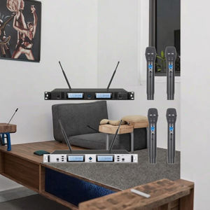 Micrófono inalámbrico KTV, uno a uno, <span class=keywords><strong>de</strong></span> <span class=keywords><strong>segunda</strong></span> <span class=keywords><strong>mano</strong></span>, con banda U, micrófono profesional <span class=keywords><strong>de</strong></span> entretenimiento <span class=keywords><strong>de</strong></span> karaoke familiar - Product Image 4