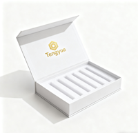 Boîte cadeau de luxe à fermeture magnétique - Panier en carton noir personnalisable avec logo UV, matériaux recyclés, gaufrage et pelliculage mat
