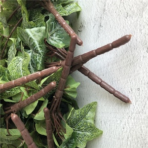 E-3236 OEM Fiori Artificiali Fiori di Plastica Foglie di Edera Viti Decorativo Glicine <span class=keywords><strong>Verde</strong></span> Appeso edera Artificiale - Product Image 4