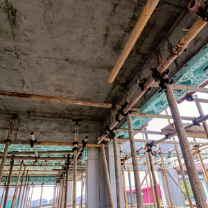 Système de coffrage mural réutilisable en plastique ABS avec étais en acier pour la construction de villas en béton, léger et à installation rapide - Product Image 1