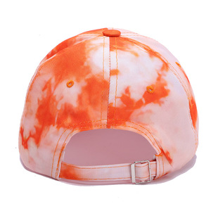 Casquette Tie Dye Multicolore Personnalisée Vente en Gros Directe Usine Haute Qualité Chapeau de Sport Vintage - Product Image 3