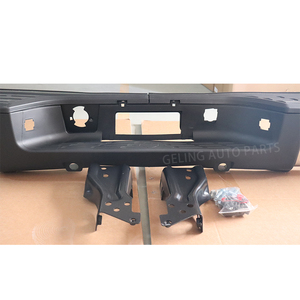 Parachoques Trasero Negro para Chevy Chevrolet Silverado GMC Sierra <span class=keywords><strong>1500</strong></span> de 2007 a 2013 con Orificios para Sensores de Estacionamiento - Product Image 5