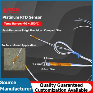 <span class=keywords><strong>Heraeus</strong></span> Alemania M213 Platinum RTD Sensor de temperatura PT100/PT1000 con cable aislado de PTFE de 30AWG - Product Image 2