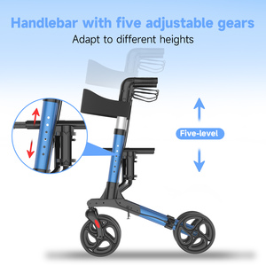 High Quality Rehabilitation Training Equipment Walking <strong>Seat</strong> <strong>Walker</strong> Aids Equipment <strong>for</strong> Disable and Elderly People - Product Image 2
