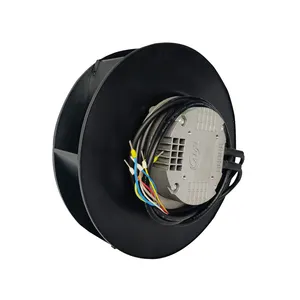 Kiron 250mm Ac Pa66 Backward Curved Centrifugal Fans Heat Exhaust Centrifugal Cooling Ventilation Fan For Base Station
