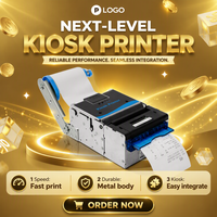 Impresora Térmica de Tickets de 80 mm de Alta Velocidad, Impresora de Recibos de 3 Pulgadas, Conexión USB RS232 LAN para Sistemas Todo en Uno