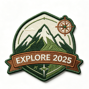 แพทช์ปักลายผ้าแคนวาสแบบรีดร้อน  ลายปักความหนาแน่นสูง  ลายบาสเก็ตบอล/กิจกรรมกลางแจ้ง/สัตว์  ออกแบบโลโก้ตามสั่ง เป็นมิตรกับสิ่งแวดล้อม สำหรับติดหมวก - Product Image 2