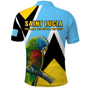 Polo de Santa Lucía Saint <span class=keywords><strong>Lucian</strong></span> Parrot estilo Simple fábrica al por mayor sublimación Polo de manga corta para hombre para deporte de Golf - Product Image 3