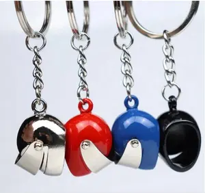 Wholesale cheap mini Motorcycle helmet key chain