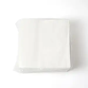 Groothandel Fabriek Aangepaste Witte Vlakte Dispenser Servetten Leinen Servietten Pre Gevouwen Papier Vorm Servet Export