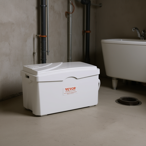 Bomba trituradora Vevor de 350W, 6000 L/h de flujo, 7M de altura de elevación, para desagües de sótanos, fregaderos de cocina y bañeras. - Product Image 2