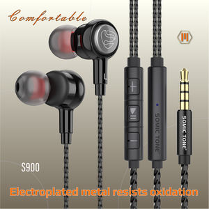 SOMIC TONE <span class=keywords><strong>S900</strong></span> 3.5mm Stereo Eller Serbest Kulak İçi Kablolu Kulaklık 5D Stereo Bas Ses Kalitesi <span class=keywords><strong>Android</strong></span> ile Uyumlu - Product Image 2