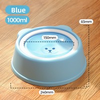 Bol à boire automatique flottant anti-renversement pour chiens et chats, en plastique, ne mouillant pas la gueule