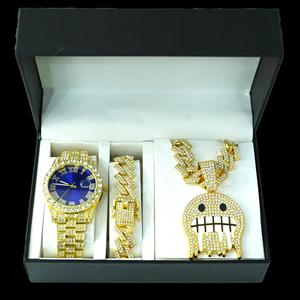 NL2237-SL68 Set de Reloj y Joyería FACE, Reloj de Cuarzo de Moda, Aleación, Nuevo Set de Regalo, Relojes con Corazón, Venta Caliente, con Caja - Product Image 3