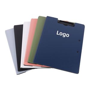 Portapapeles de Oficina con Clip Doble de Material PP con Logotipo Personalizado, Portapapeles para Estudiantes, Soporte para Libros, Suministros de Oficina Personalizables - Product Image 1