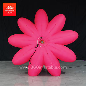 Fleurs géantes gonflables personnalisées pour la publicité en extérieur avec <span class=keywords><strong>souffleur</strong></span> d'air pour la décoration des centres commerciaux - Product Image 5