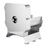 Coupe-légumes électrique en acier inoxydable pour frites, croustilles de manioc, carottes et pommes de terre, avec moteur et engrenage, fourni par l'usine