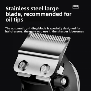Tondeuses <span class=keywords><strong>à</strong></span> cheveux professionnelles <span class=keywords><strong>pour</strong></span> hommes, sans fil, avec coque transparente, modèle de charge numérique, <span class=keywords><strong>pour</strong></span> la beauté, ensemble de barbier - Product Image 4
