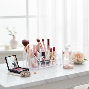 9-Part <b>Makeup</b> Organizer with Lipstick <b>Holder</b> for Organizing Your Beauty Essentials - Product Image 3