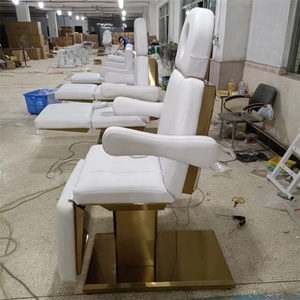 Table de massage de luxe au design le plus récent, 3 ou 4 moteurs électriques, lit de beauté et de spa avec housse en plastique, à vendre - Product Image 4