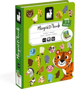 Adesivi magnetici per bambini 0-3 anni con immagine piatta scuola materna con Puzzle magnetici cognitivi - Product Image 1