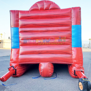 Commercial outdoor carnival party interactive sports big shoes <b>inflatable</b> basketball shootout games - Product Image 6