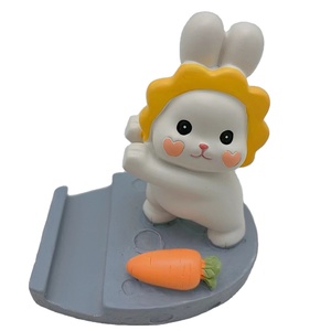 Soporte para Teléfono con Forma de Conejito, Soporte Ajustable para Teléfono Celular de Escritorio para Móviles, Tabletas y Uso en Interiores - Product Image 1