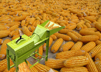 Décortiqueuse automatique domestique de soja et de maïs avec moteur, haute productivité, capacité de 1000 kg/h, fonction de décorticage